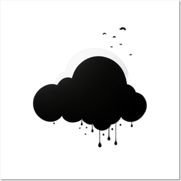 cool cartoon clouds Wall Art by Majkel&Majkel